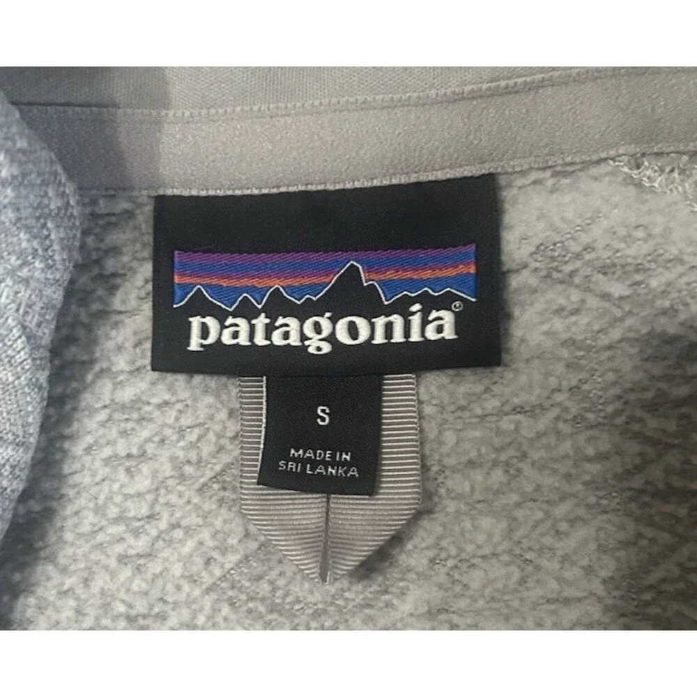 Patagonia Better Sweater Women's S Full Zip Diamond  Frozen Jacquard Salt Gray